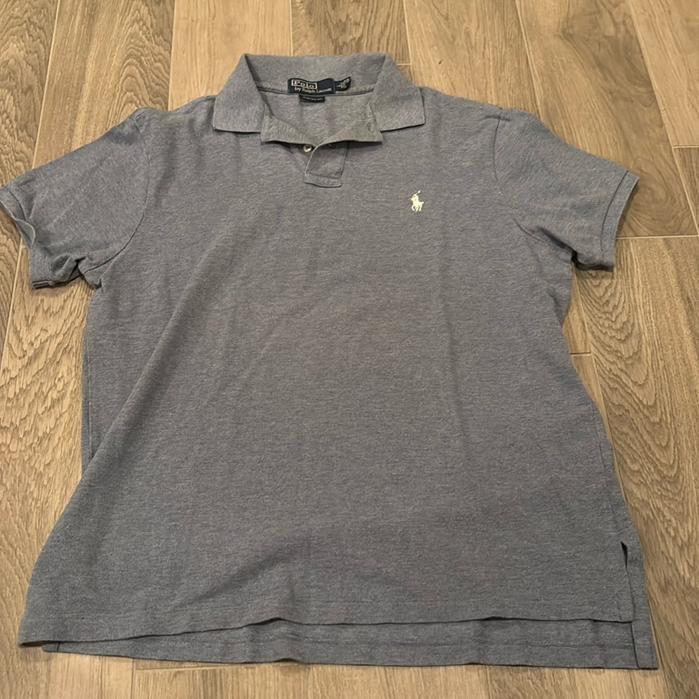 Polo By Ralph Lauren Men’s Blue Collard Shirt Size L